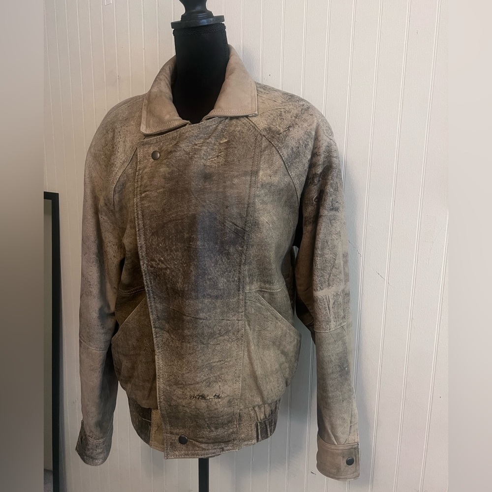 Andrew Marc leather jacket, small